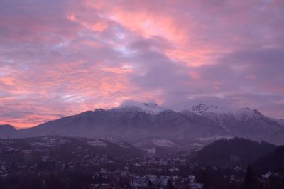 Dimineata de iarna in Bran